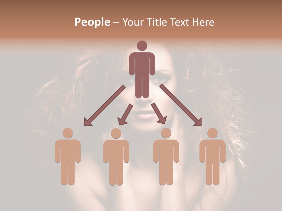 Red Hair Tach PowerPoint Template