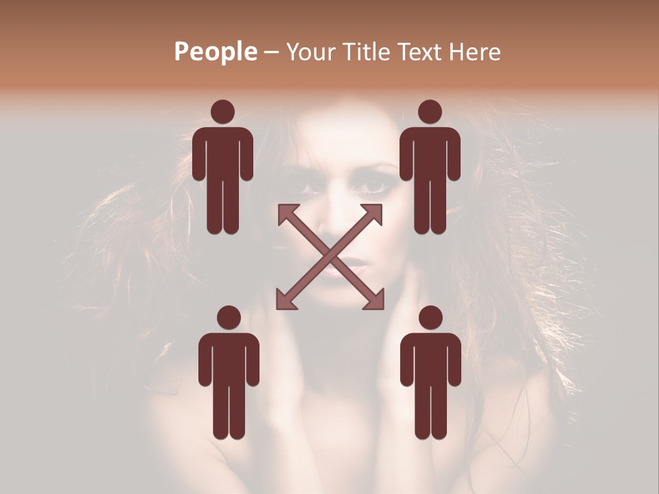 Red Hair Tach PowerPoint Template