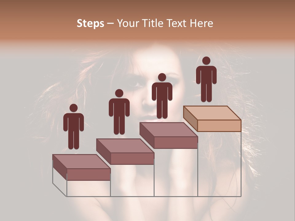 Red Hair Tach PowerPoint Template