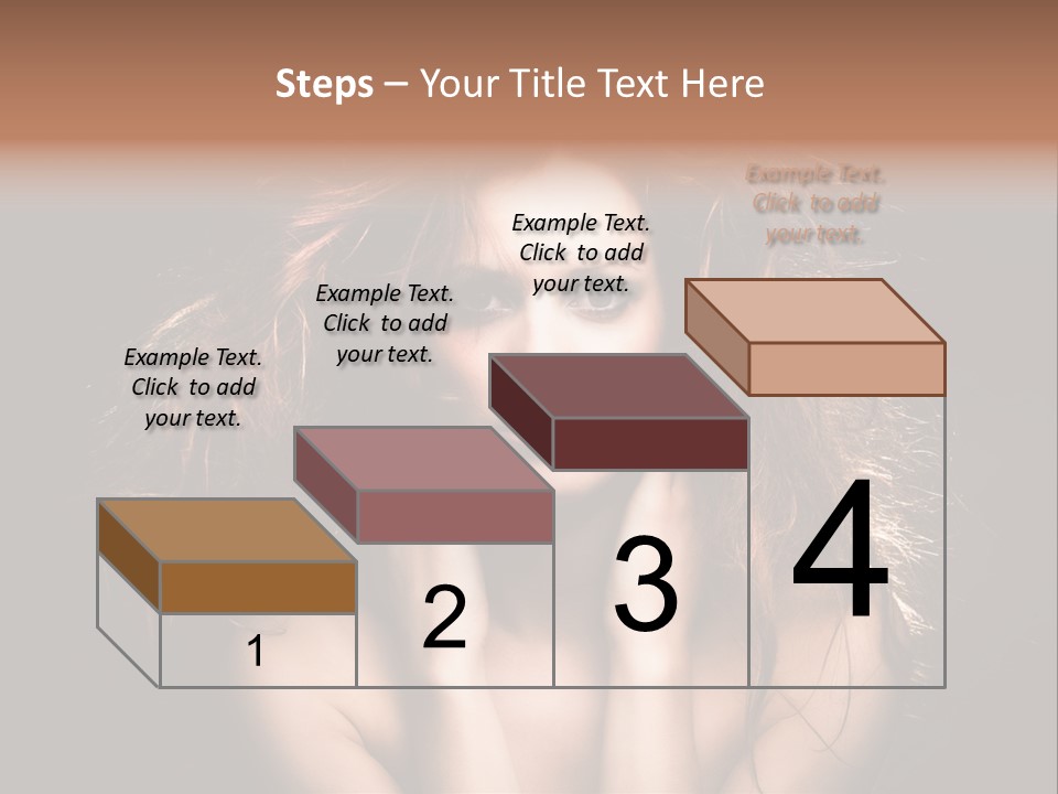 Red Hair Tach PowerPoint Template