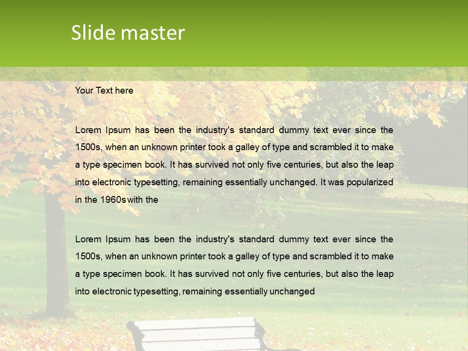 Sunny Autumn PowerPoint Template