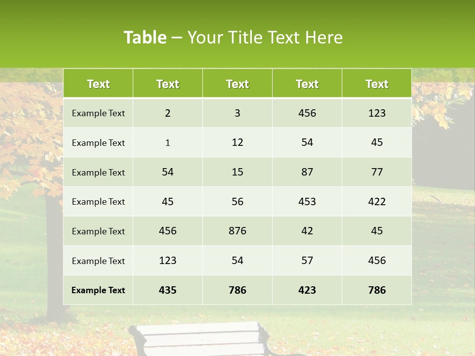 Sunny Autumn PowerPoint Template