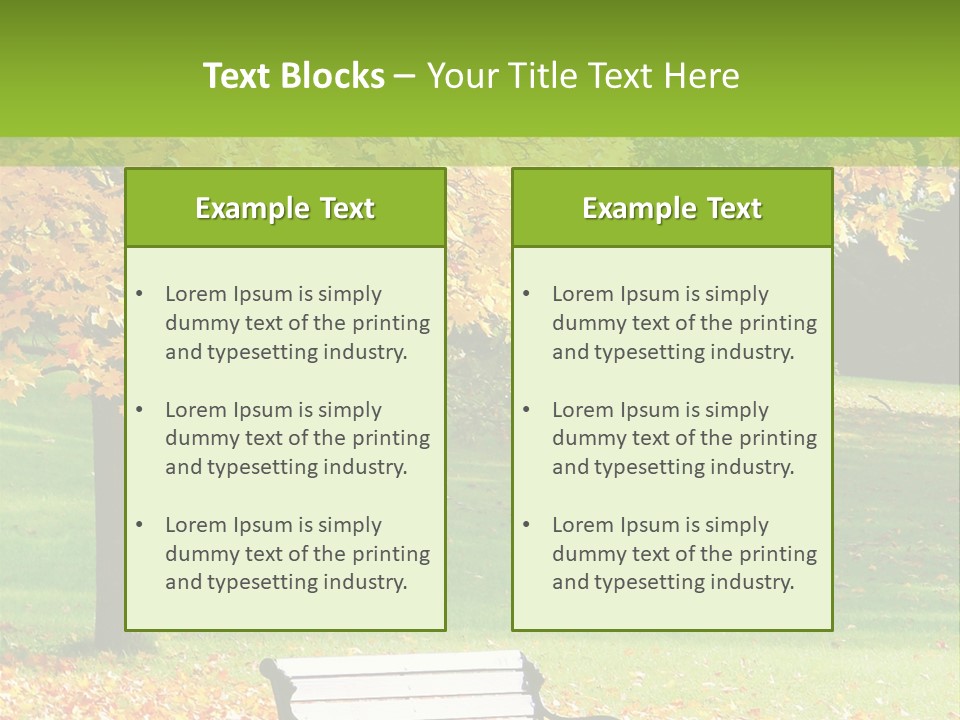Sunny Autumn PowerPoint Template