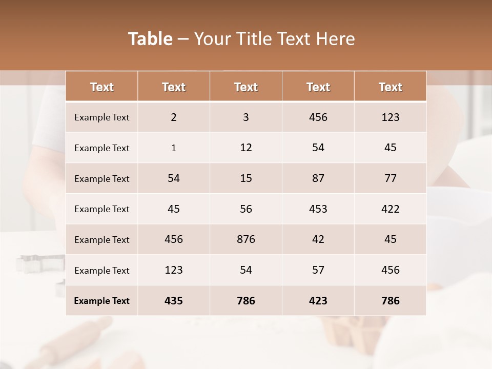 Make Dessert PowerPoint Template