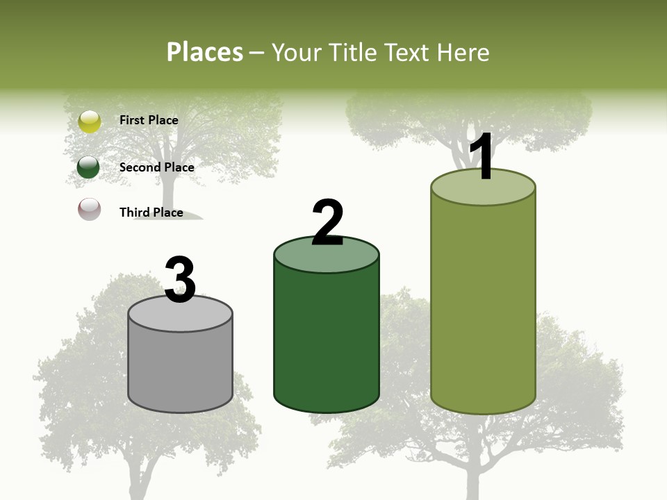 Isolated Tree PowerPoint Template