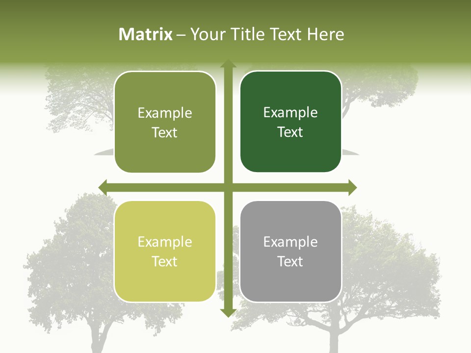 Isolated Tree PowerPoint Template