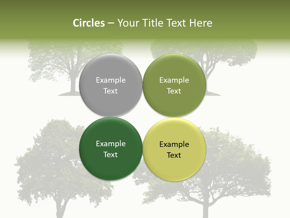 Isolated Tree PowerPoint Template