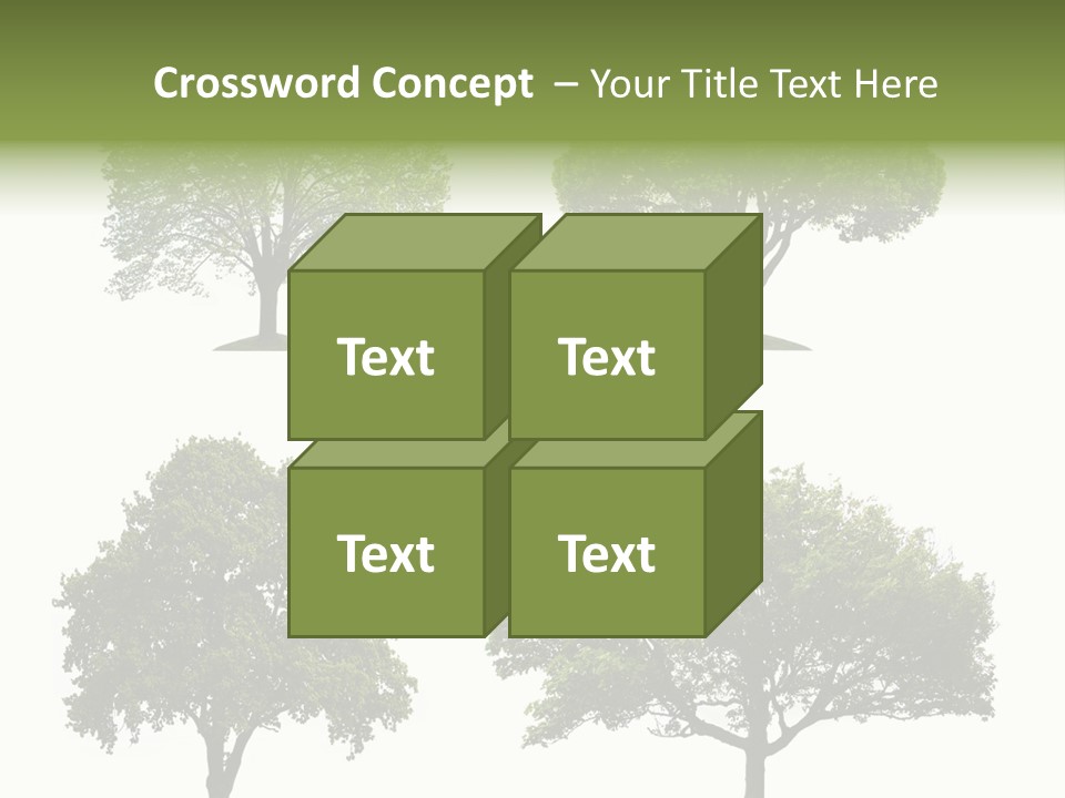 Isolated Tree PowerPoint Template