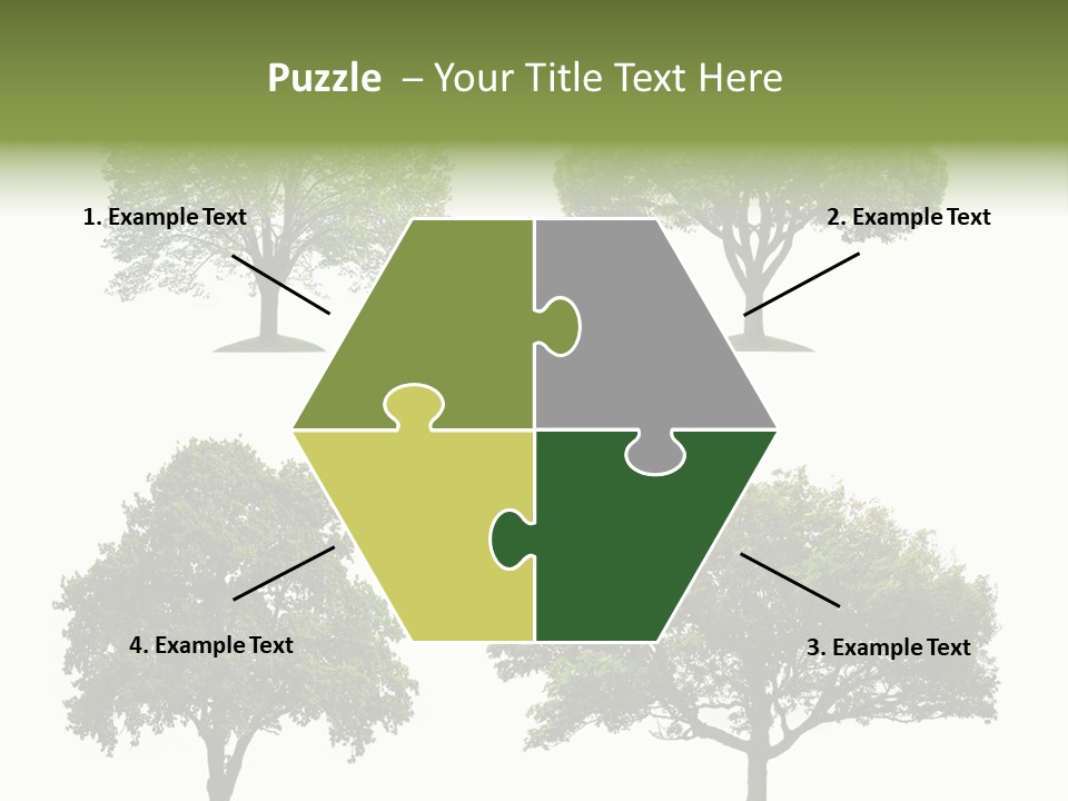Isolated Tree PowerPoint Template