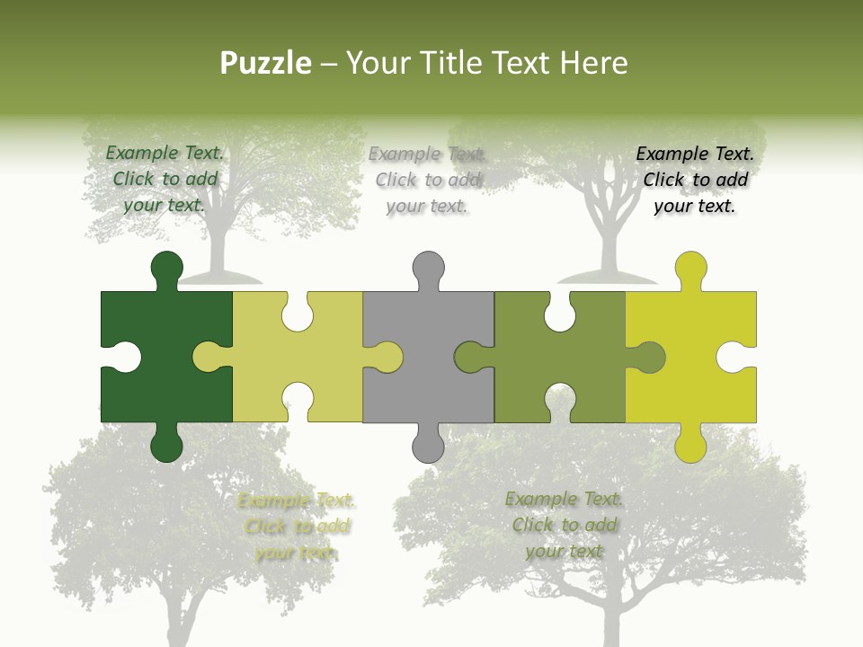 Isolated Tree PowerPoint Template