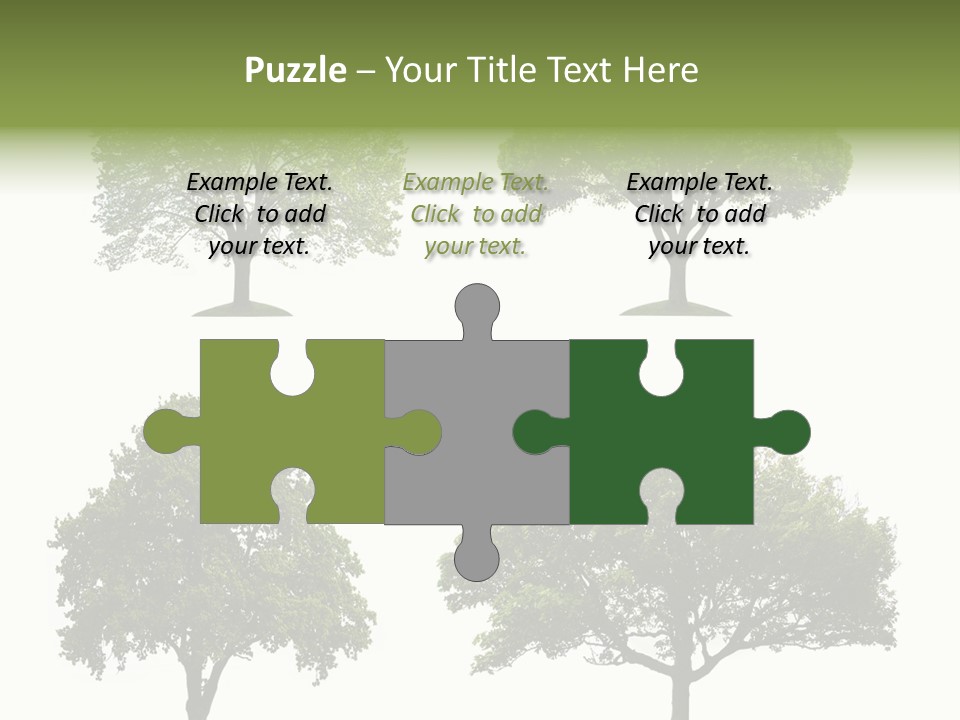 Isolated Tree PowerPoint Template