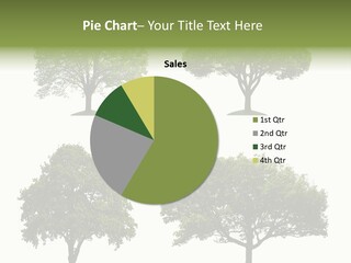 Isolated Tree PowerPoint Template