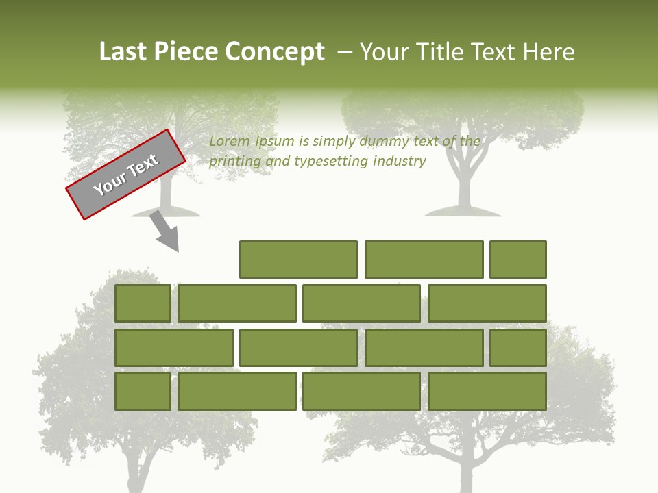 Isolated Tree PowerPoint Template