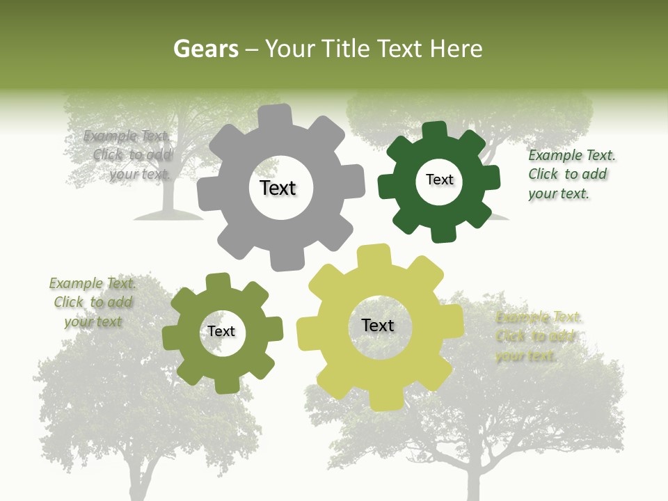 Isolated Tree PowerPoint Template