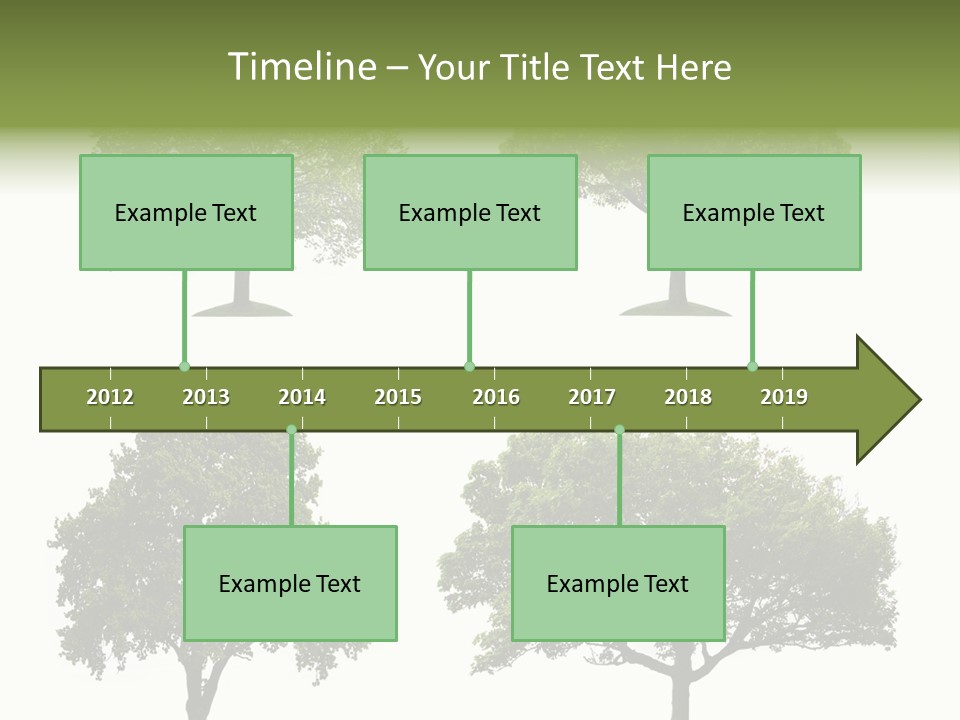 Isolated Tree PowerPoint Template