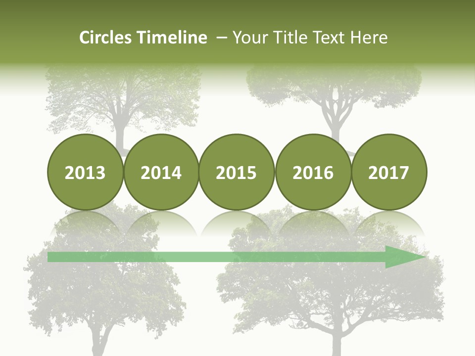 Isolated Tree PowerPoint Template