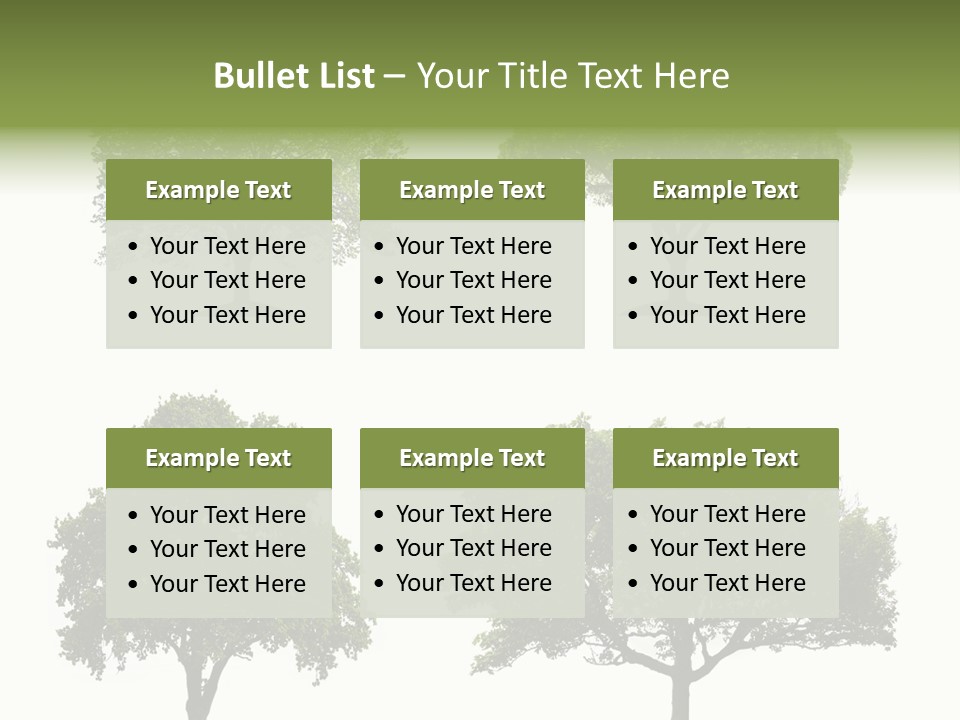 Isolated Tree PowerPoint Template
