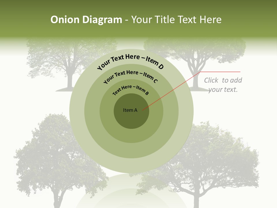 Isolated Tree PowerPoint Template