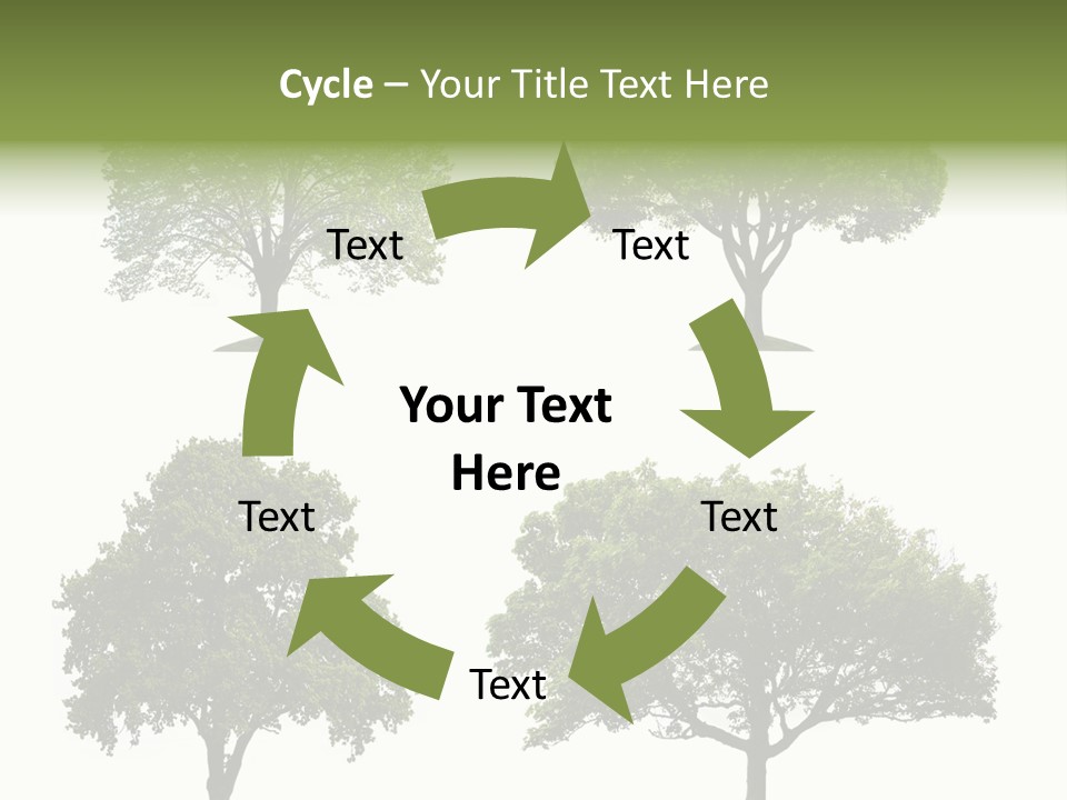 Isolated Tree PowerPoint Template