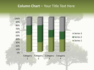 Isolated Tree PowerPoint Template