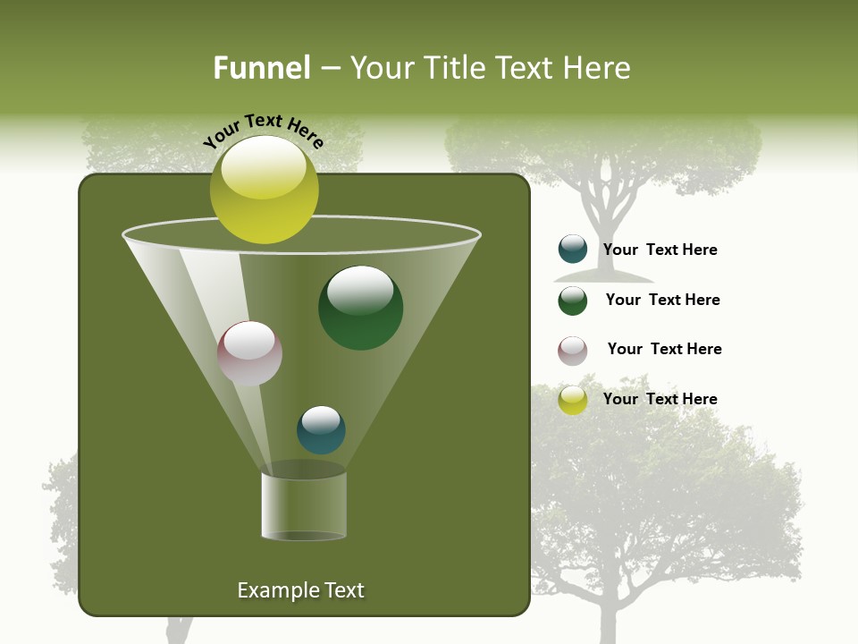 Isolated Tree PowerPoint Template