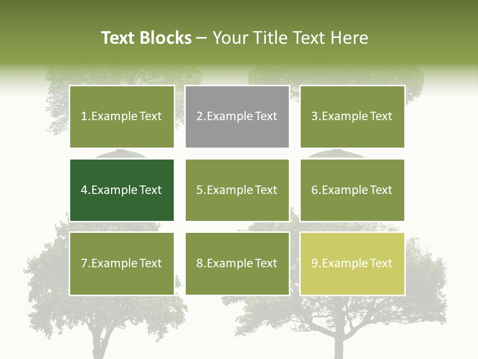 Isolated Tree PowerPoint Template