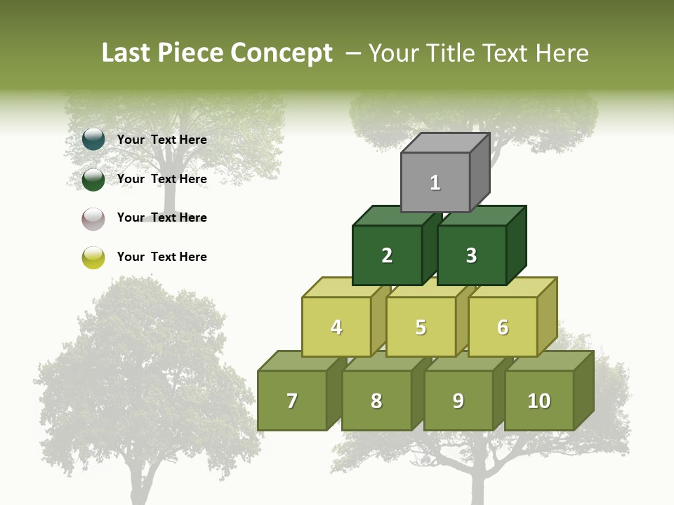 Isolated Tree PowerPoint Template