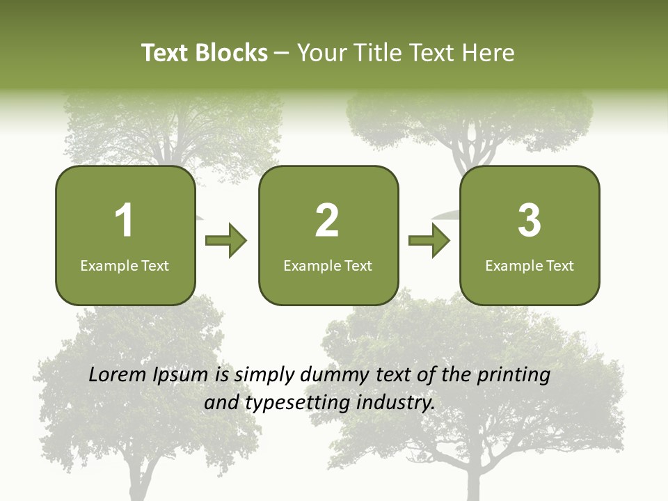 Isolated Tree PowerPoint Template