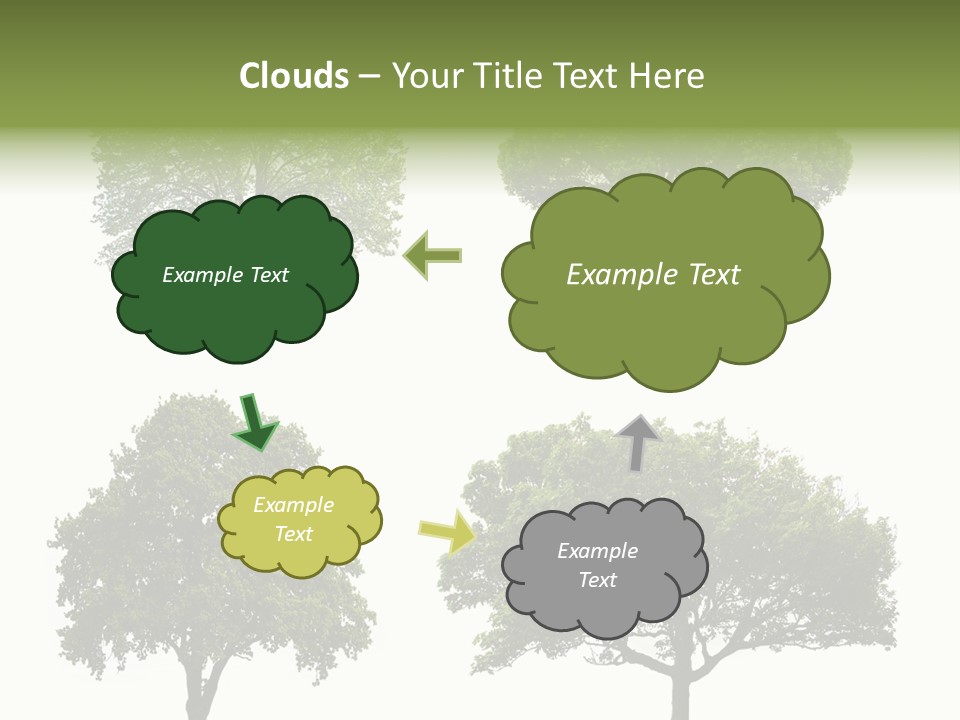 Isolated Tree PowerPoint Template