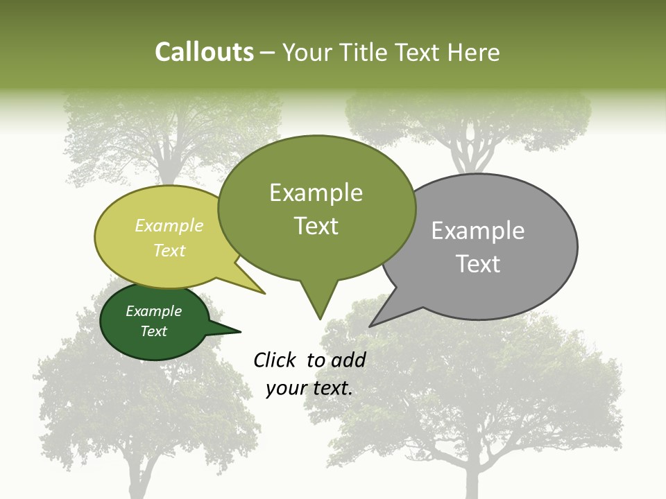 Isolated Tree PowerPoint Template