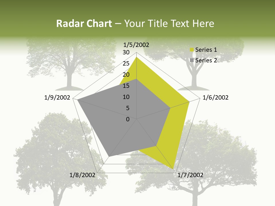 Isolated Tree PowerPoint Template