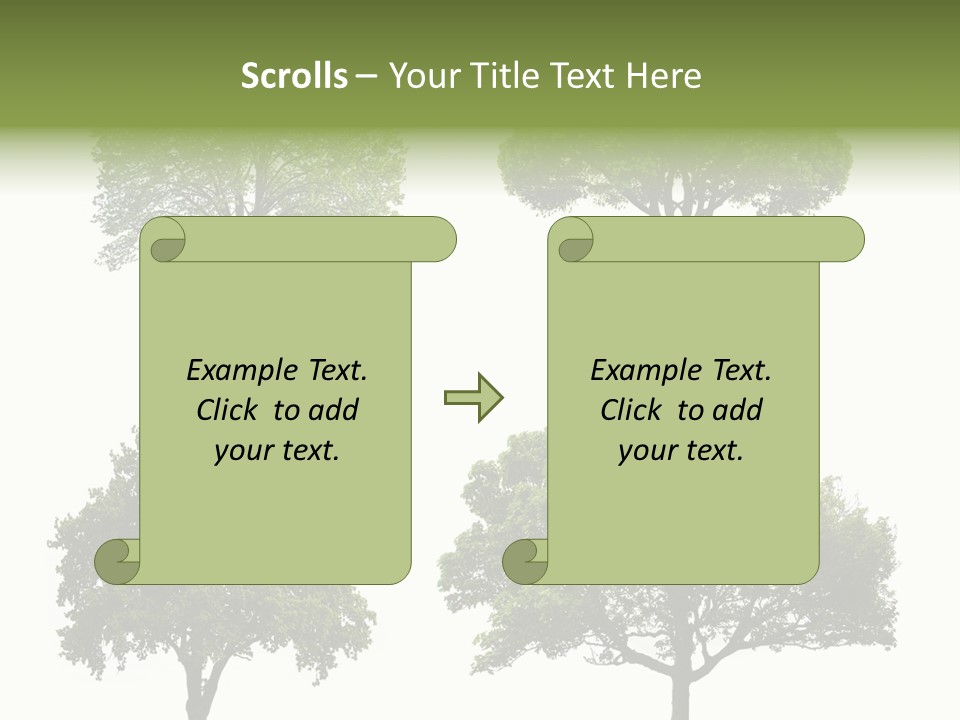 Isolated Tree PowerPoint Template