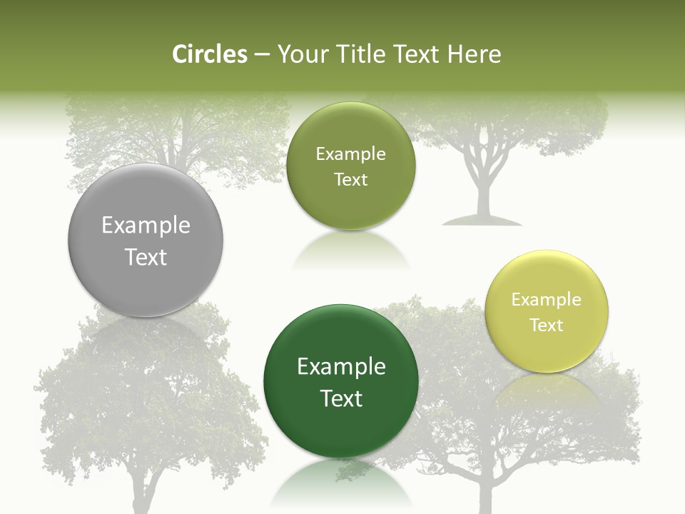 Isolated Tree PowerPoint Template