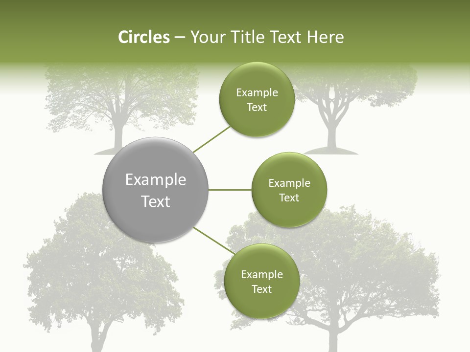 Isolated Tree PowerPoint Template