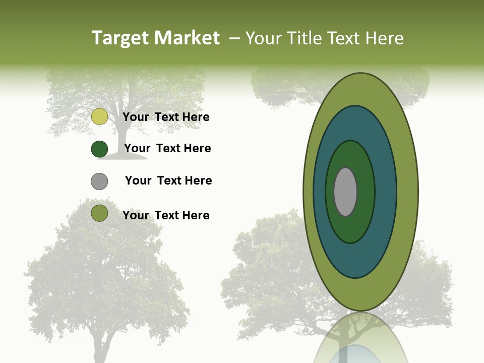 Isolated Tree PowerPoint Template