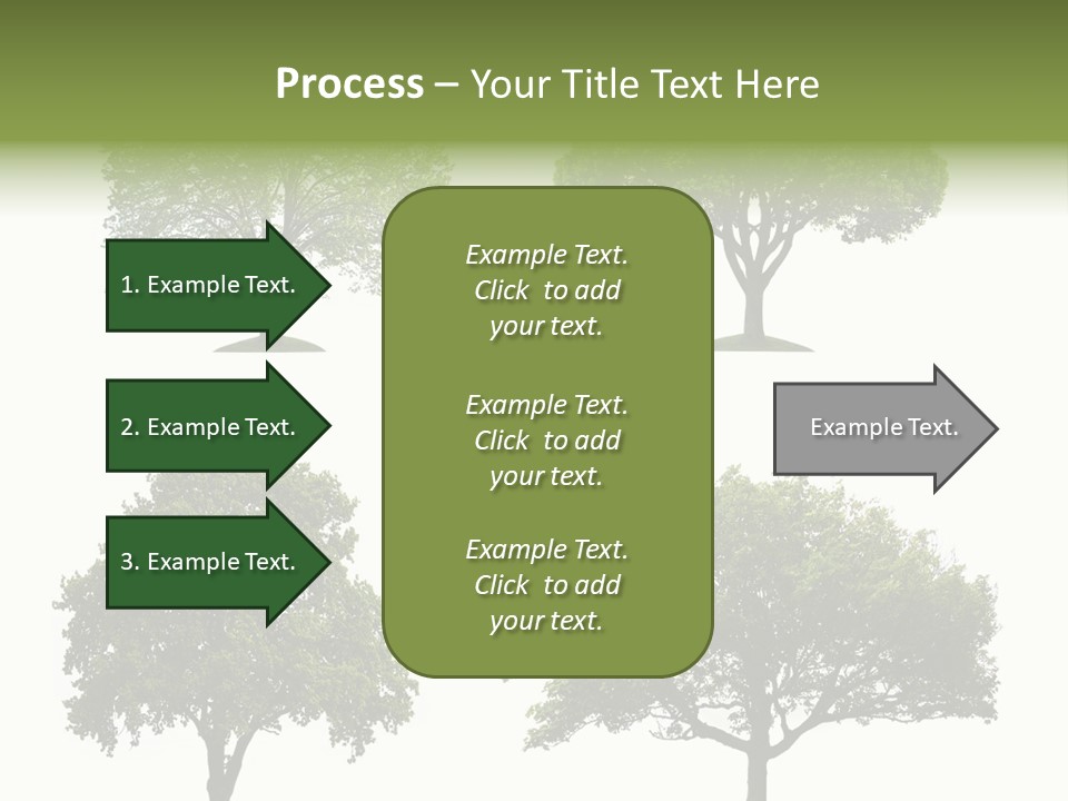 Isolated Tree PowerPoint Template