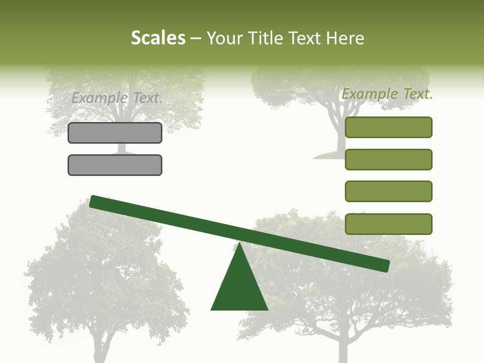 Isolated Tree PowerPoint Template