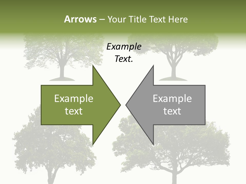 Isolated Tree PowerPoint Template
