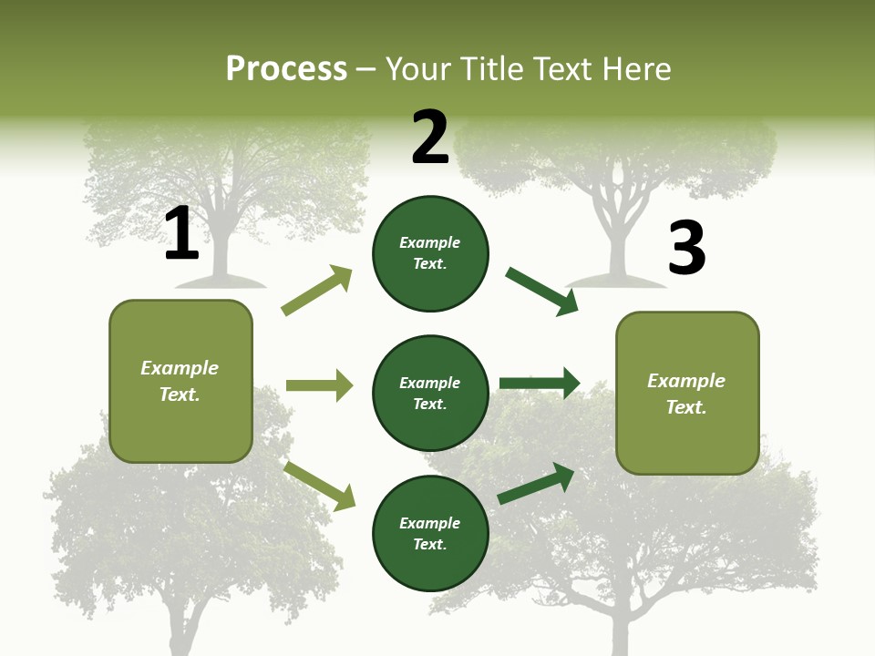 Isolated Tree PowerPoint Template