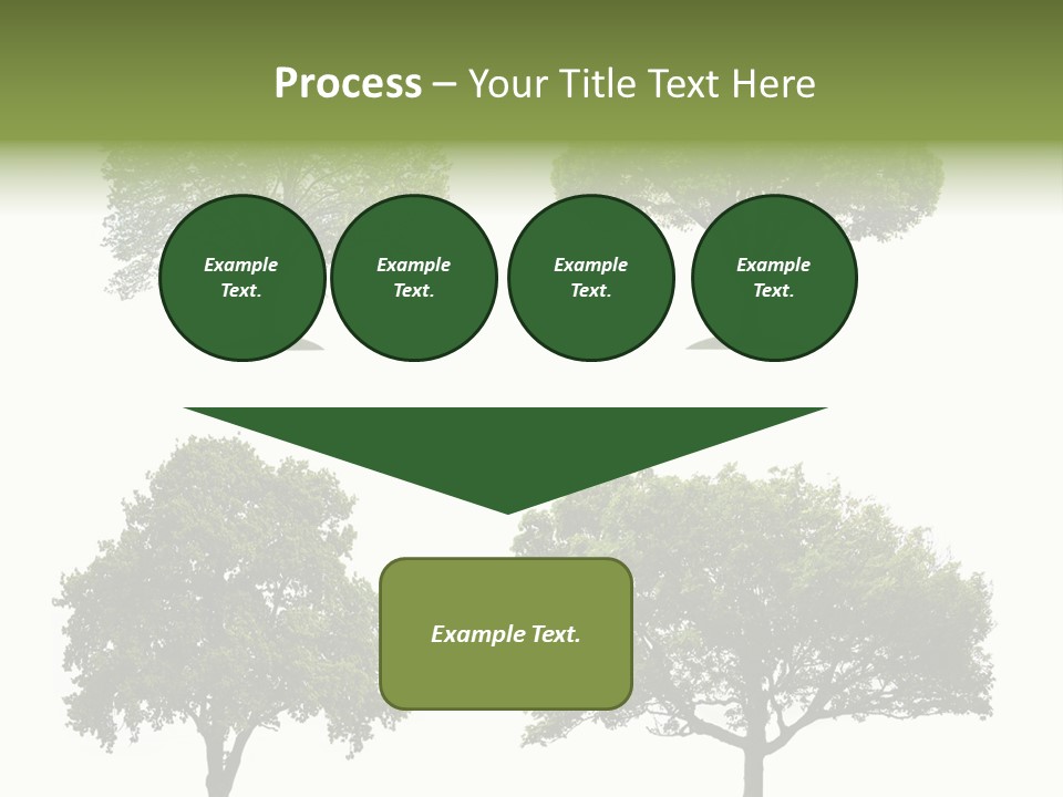 Isolated Tree PowerPoint Template