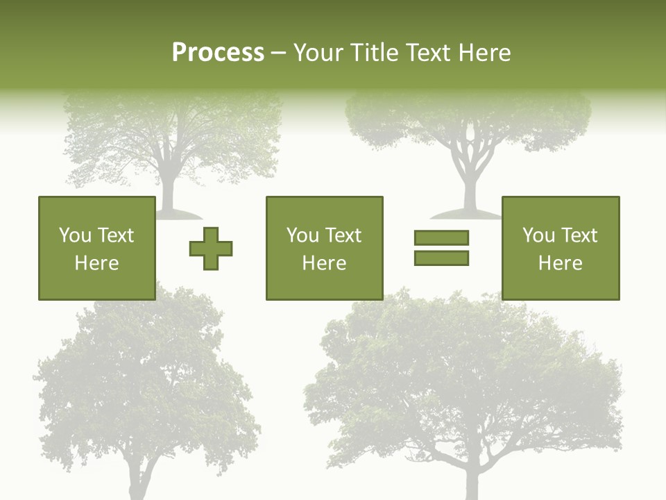 Isolated Tree PowerPoint Template