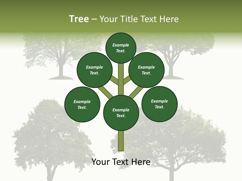 Isolated Tree PowerPoint Template