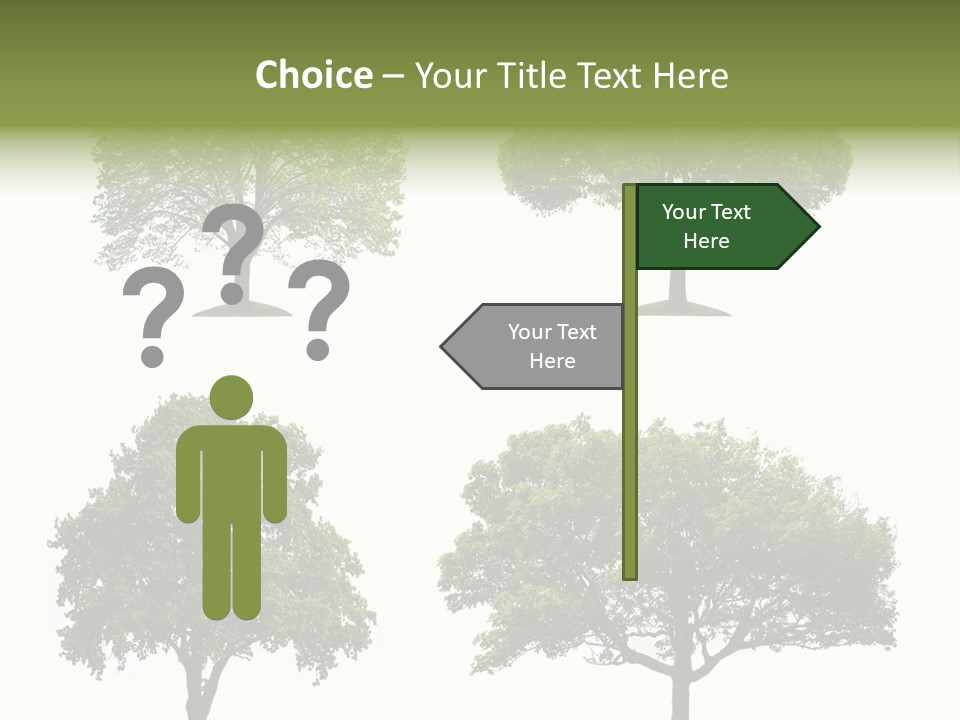 Isolated Tree PowerPoint Template