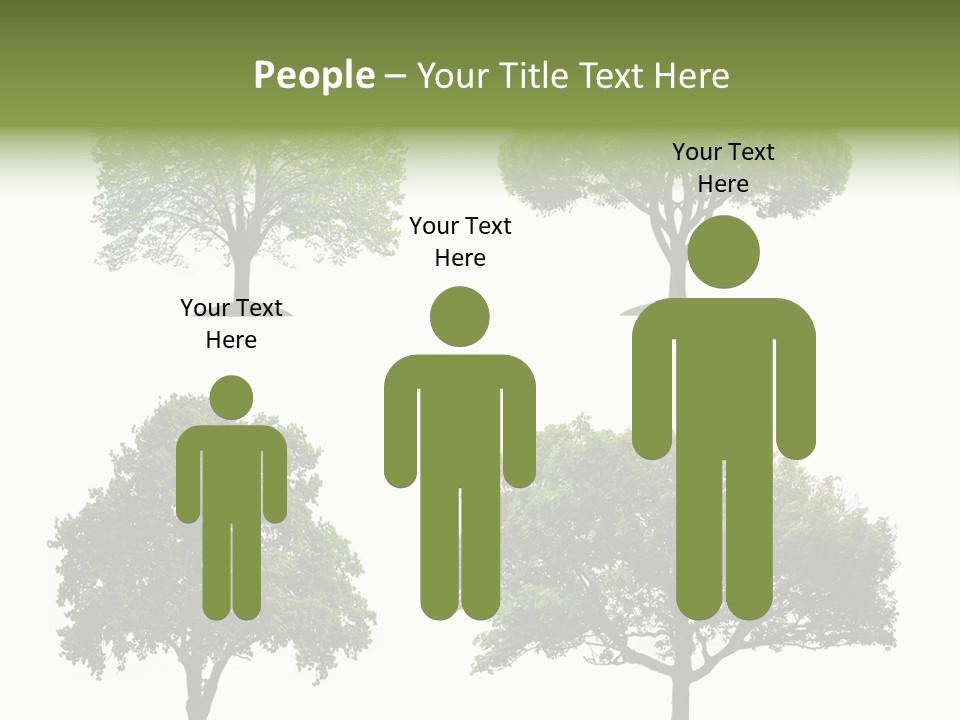 Isolated Tree PowerPoint Template