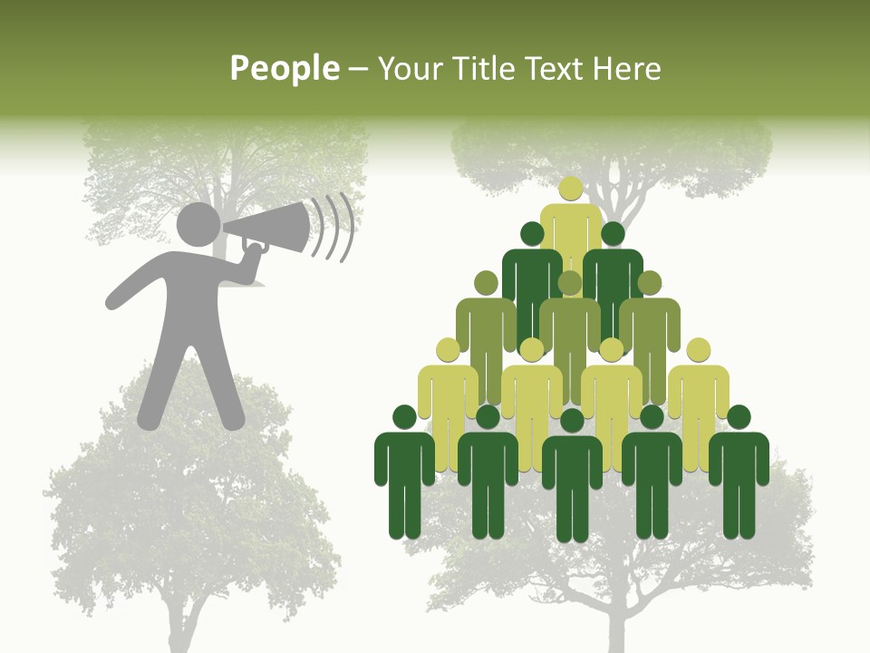 Isolated Tree PowerPoint Template