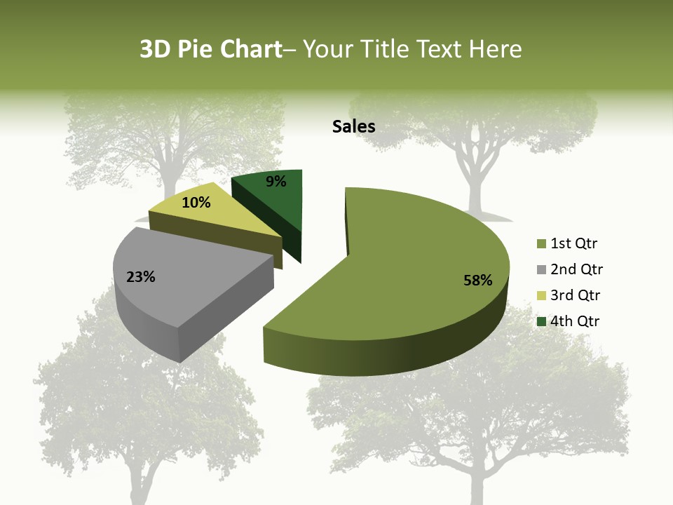 Isolated Tree PowerPoint Template