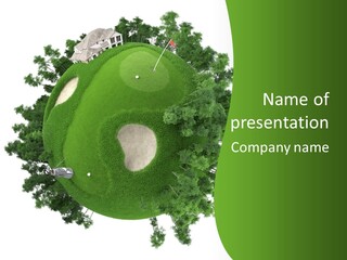 Template Powerpoint Golf PowerPoint Template