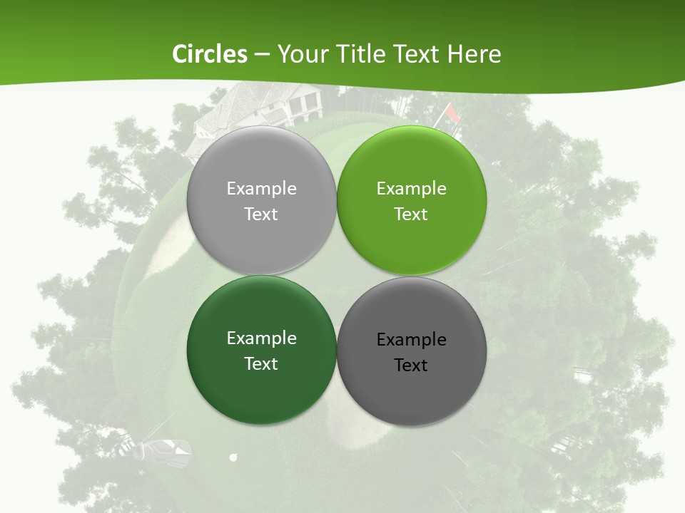 Template Powerpoint Golf PowerPoint Template