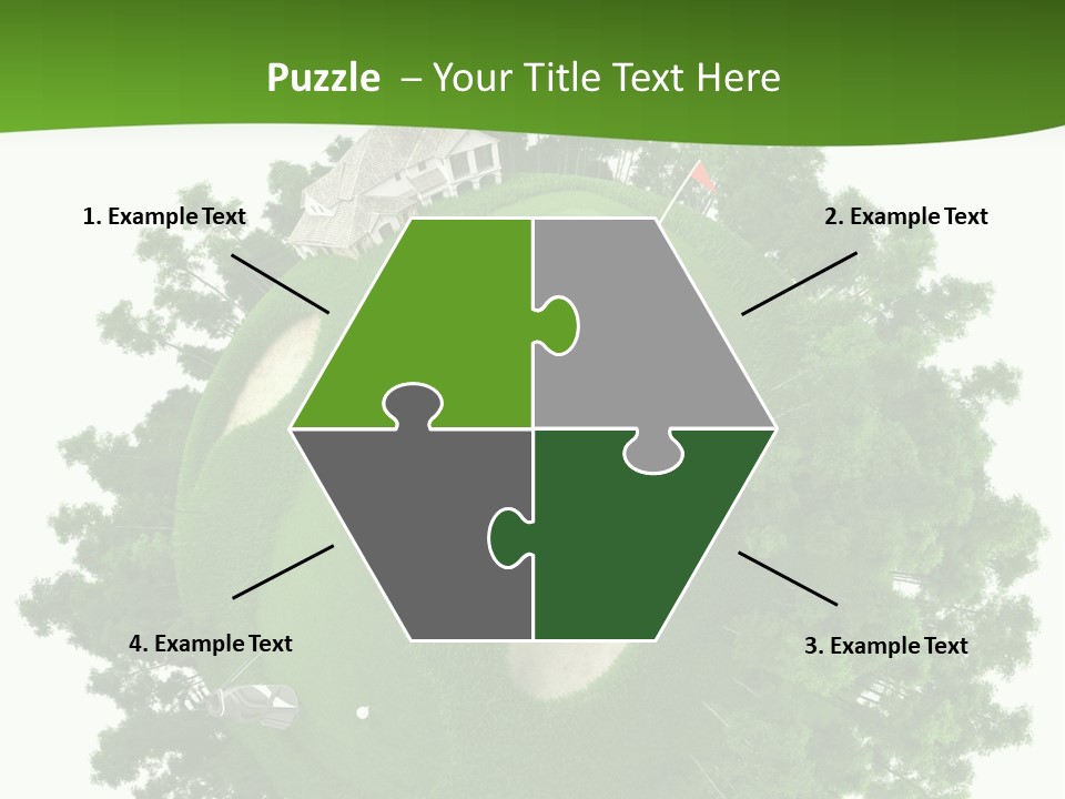 Template Powerpoint Golf PowerPoint Template