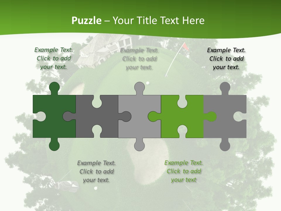 Template Powerpoint Golf PowerPoint Template